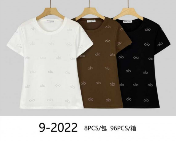 Bluzki damskie Roz Standard, Mix Kolor Paczka 8 szt